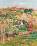 Fermes en Bretagne - Henry Moret — weergave van het kunstwerk