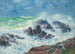 Groot weer in Saint-Grenoble, Pointe de Penmarch - Henry Moret — weergave van het kunstwerk