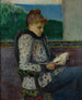 Lezing bij het raam - Henry Moret — weergave van het kunstwerk