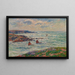 L'entrée van de haven van Doëlan, Finistère - Henry Moret — ingelijst kunstwerk aan de muur
