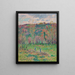 Landschap in de winter richting Pont-Aven - Henry Moret — ingelijst kunstwerk aan de muur