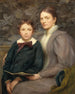 Mme William T. Evans en haar zoon - Henry Oliver Walker — weergave van het kunstwerk