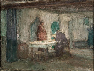 En hij verdween uit hun zicht - Henry Ossawa Tanner — weergave van het kunstwerk