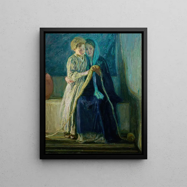 Henry Ossawa Tanner - Christ and His Mother Studying the Scriptures.webp