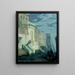 De muren in het maanlicht van Tanger - Henry Ossawa Tanner — ingelijst kunstwerk aan de muur