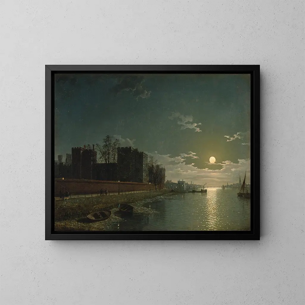 Palais de Lambeth - Henry Pether — framed artwork on a wall
