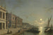 Heldere Maanlicht over het Groot Kanaal in Venetië - Henry Pether — weergave van het kunstwerk