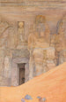Abou Simbel - Henry Roderick Newman — weergave van het kunstwerk
