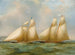 Zeilrace - Henry Sargeant — weergave van het kunstwerk