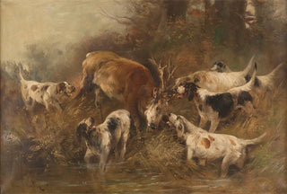 Henry Schouten - Hunting dogs catching the prey.webp