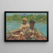 Bateliers de la rivière Noire Jamaïque - Henry Scott Tuke — ingelijst kunstwerk aan de muur