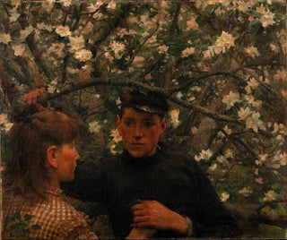 La Promesse - Henry Scott Tuke — weergave van het kunstwerk