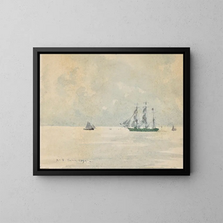 Henry Scott Tuke - Three Masted Barque.webp