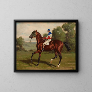 Henry Stull - Eurus with Jockey Up.webp