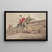 Henry Thomas Alken - Faire la chose et la chose faite, faire le saut — ingelijst kunstwerk aan de muur