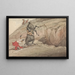 Faire la chose et la chose faite, le saut en bas fait - Henry Thomas Alken — ingelijst kunstwerk aan de muur