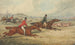 Volledige koers, houd je hoofd recht - Henry Thomas Alken — weergave van het kunstwerk