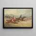 Volledige koers, houd je hoofd recht - Henry Thomas Alken — ingelijst kunstwerk aan de muur