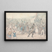 M. Jorrocks bat de baron op snelheid - Henry Thomas Alken — ingelijst kunstwerk aan de muur