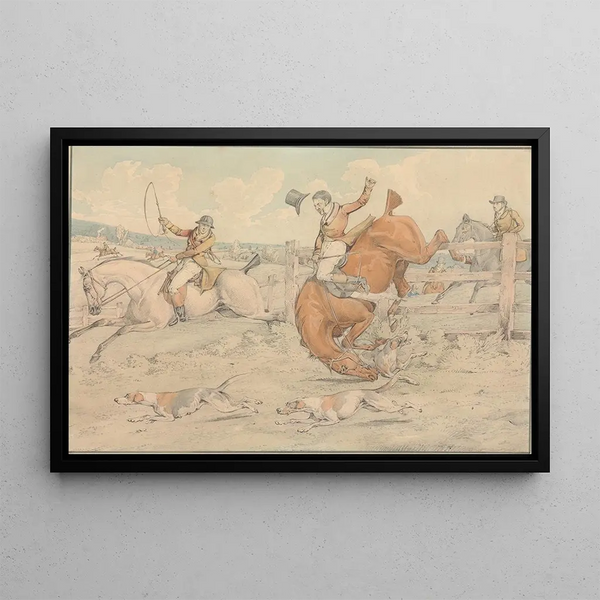 Henry Thomas Alken - Some Do and Some Dont It is All a Notion Getting a Fall.webp