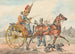 Ontdekkingen sportieve of de ellende van het rijden U ontdekt dat u een kleine paal hebt genegeerd bij uw zweephand - Henry Thomas Alken — weergave van het kunstwerk
