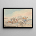 van Henry Thomas Alken's Schilderij Course de steeple-chase Het veld dat een stenen muur en een poort overschrijdt — ingelijst kunstwerk aan de muur