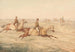 Twee ruiters die galopperende paarden oefenen - Henry Thomas Alken — weergave van het kunstwerk