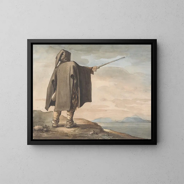 A Peasant of Mount Erix - Henry Tresham — framed artwork on a wall