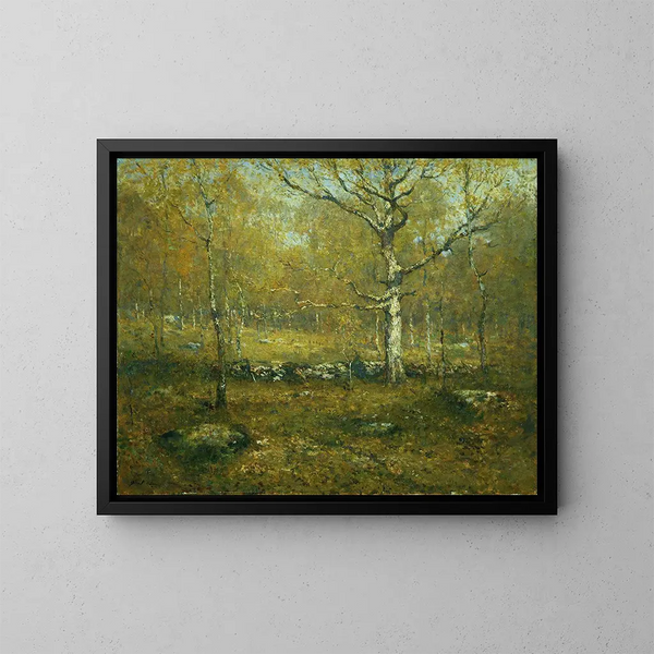 Bois de printemps - Henry Ward Ranger — framed artwork on a wall