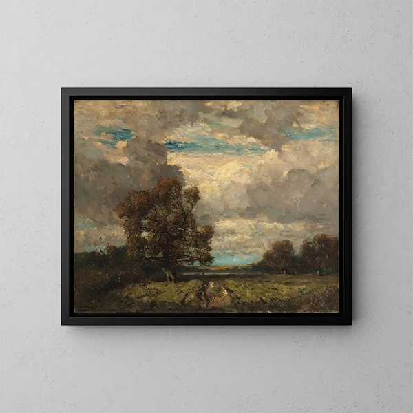 The Solitary Guardian - Henry Ward Ranger — framed artwork on a wall