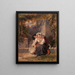 De tambourijnspeler - Henry William — ingelijst kunstwerk aan de muur