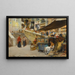 op de trappen van Rialto Venetië - Henry Woods — ingelijst kunstwerk aan de muur