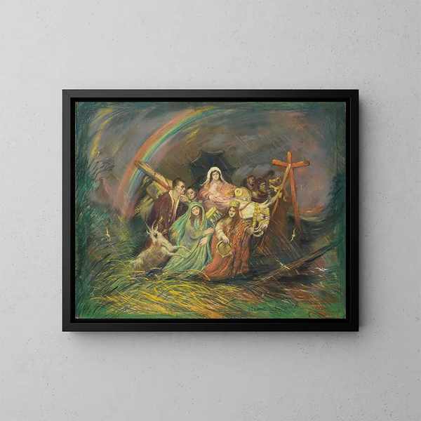 Gitanes Painting - Henry de Groux — framed artwork on a wall