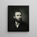 Portrait of Maksymilian Gierymski - Henryk Piotrowski — framed artwork on a wall