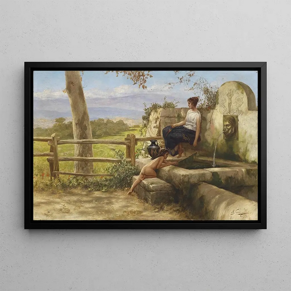 Henryk Siemiradzki - Przy fontannie.webp