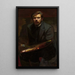 Self-portrait - Henryk Szczygliński — framed artwork on a wall