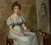 Zelfportret - Henryka Beyer-Czerniewska — weergave van het kunstwerk
