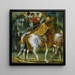 Héraclius te paard met het kruis - Adam Elsheimer — ingelijst kunstwerk aan de muur