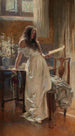 Va belle rose dis-lui qu'elle perd son temps et le mien - Herbert James Draper — weergave van het kunstwerk