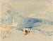 A landscape with mountains and a stream - Hercules Brabazon Brabazon — artwork view