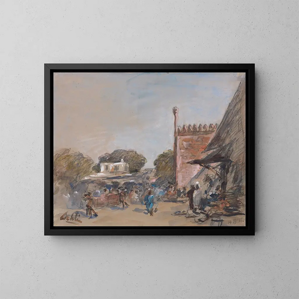 Delhi - Hercules Brabazon Brabazon — ingelijst kunstwerk aan de muur