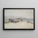 Vissersboten aan de kust - Hercules Brabazon Brabazon — ingelijst kunstwerk aan de muur