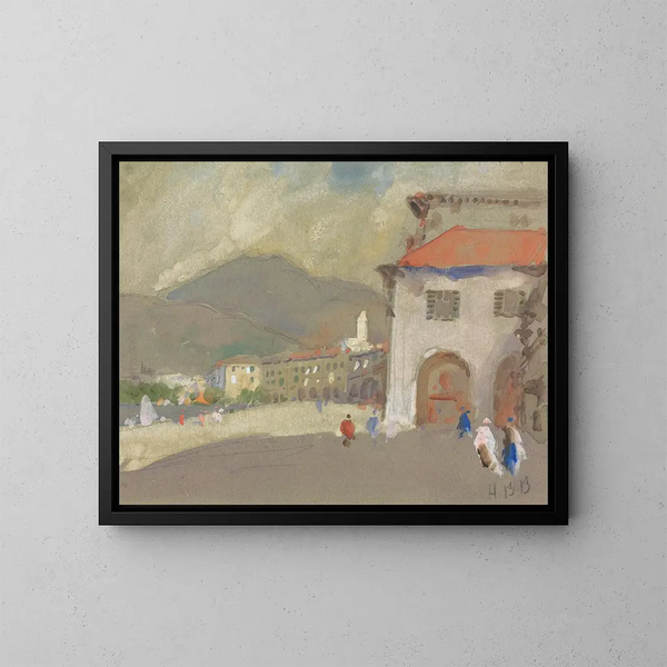 Lugano - Hercules Brabazon Brabazon — ingelijst kunstwerk aan de muur