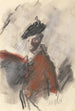 Studie naar het portret van Cornet Nehemiah Winter 11e Dragons door Joshua Reynolds - Hercules Brabazon Brabazon — weergave van het kunstwerk