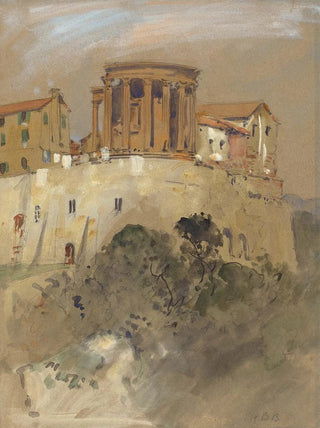 Hercules Brabazon Brabazon - Temple of Vesta at Tivoli.webp