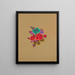 Groep bloemen in meerdere kleuren I - Herman A. Elsberg — ingelijst kunstwerk aan de muur