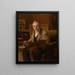 De schilder Alexandre Nestor Nicolas Robert - Herman Richir — ingelijst kunstwerk aan de muur
