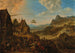 Landschap aan de Rijn met een dorpsfeest - Herman Saftleven — weergave van het kunstwerk