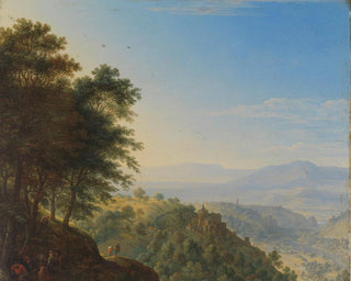 Herman Saftleven - Berglandschap bij Boppard aan de Rijn.webp