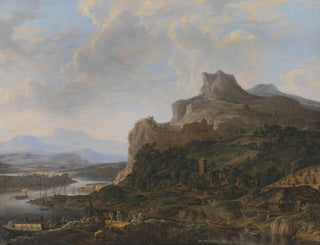 Herman Saftleven - Landscape by the Rhine.webp